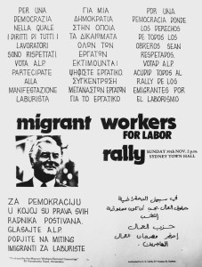 1975 Migrant Workers for Whitlam              