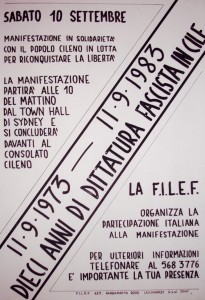 1983 Solidarietà con Cile  